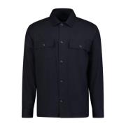 Navy Overshirt Regular Fit ROY Robson , Blue , Heren