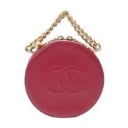 Pre-owned Leather chanel-bags Chanel Vintage , Red , Dames