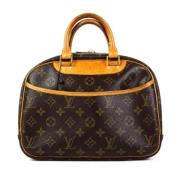 Pre-owned Canvas handbags Louis Vuitton Vintage , Brown , Dames