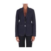 Blauwe Modieuze Blazer Jas Liu Jo , Blue , Dames