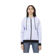 Hoodie - Dubbele Kleur - Verstelbare Capuchon Baldinini , Purple , Dam...