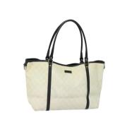 Pre-owned Leather gucci-bags Gucci Vintage , White , Dames