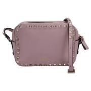 Pre-owned Leather crossbody-bags Valentino Vintage , Pink , Dames