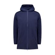 Blauwe Waterdichte Hoodie Regular Fit Ciesse Piumini , Blue , Heren