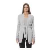 Veren Ceintuur Vest Lange Mouw Baldinini , Gray , Dames