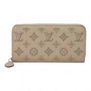 Pre-owned Leather wallets Louis Vuitton Vintage , Beige , Dames