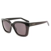 Vierkante Acetaat Zonnebril Lanvin , Black , Dames