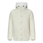 Witte Vest met Afneembare Capuchon Herno , White , Heren