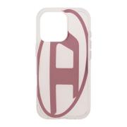 Hoes voor iPhone 16 Pro Diesel , Pink , Unisex