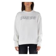 Cecilia Crewneck Sweater Guess , White , Dames