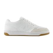 Leren sneakers - Wit Blancs New Balance , White , Heren