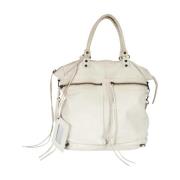 Pre-owned Leather balenciaga-bags Balenciaga Vintage , White , Dames