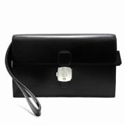 Pre-owned Leather handbags Dunhill Pre-owned , Black , Dames