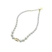 Pre-owned Metal dior-jewelry Dior Vintage , White , Dames