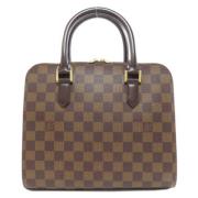 Pre-owned Canvas handbags Louis Vuitton Vintage , Brown , Dames