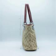 Pre-owned Canvas gucci-bags Gucci Vintage , Beige , Dames