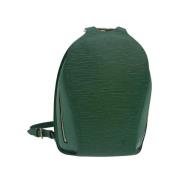 Pre-owned Leather shoulder-bags Louis Vuitton Vintage , Green , Dames