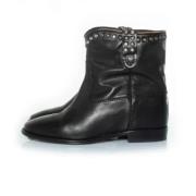 Pre-owned Leather boots Isabel Marant Pre-owned , Black , Dames