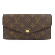 Pre-owned Canvas wallets Louis Vuitton Vintage , Brown , Dames