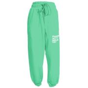 Casual Sweatpants met trekkoord en logoprint Pharmacy Industry , Green...