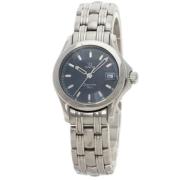 Pre-owned Stainless Steel watches Omega Vintage , Blue , Dames