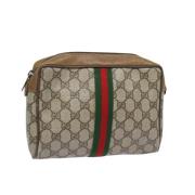 Pre-owned Fabric gucci-bags Gucci Vintage , Beige , Dames