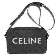 Pre-owned Plastic shoulder-bags Celine Vintage , Brown , Dames