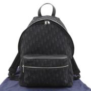 Pre-owned Leather backpacks Dior Vintage , Black , Dames