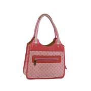 Pre-owned Canvas handbags Louis Vuitton Vintage , Pink , Dames