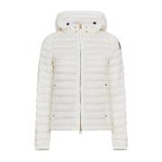 Off White Hooded Donsjas Parajumpers , White , Dames