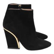 Pre-owned Suede boots Chloé Pre-owned , Black , Dames