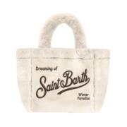 Bont Stof Colette Tas MC2 Saint Barth , Beige , Dames