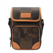 Pre-owned Canvas louis-vuitton-bags Louis Vuitton Vintage , Brown , Da...