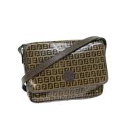 Pre-owned Canvas fendi-bags Fendi Vintage , Brown , Dames