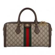 Pre-owned Suede handbags Gucci Vintage , Multicolor , Dames