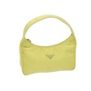 Pre-owned Nylon prada-bags Prada Vintage , Yellow , Dames