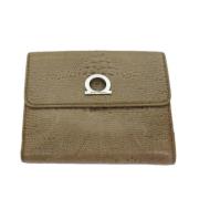 Pre-owned Leather wallets Salvatore Ferragamo Pre-owned , Brown , Dame...