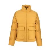 Warme Winterjas - Gele Puffer Jott , Yellow , Dames