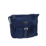 Pre-owned Nylon prada-bags Prada Vintage , Blue , Dames