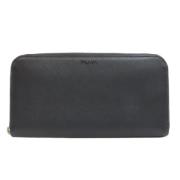 Pre-owned Leather wallets Prada Vintage , Black , Dames