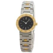 Pre-owned Stainless Steel watches Bvlgari Vintage , Black , Dames