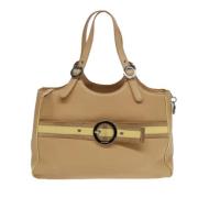 Pre-owned Leather handbags Givenchy Pre-owned , Beige , Dames