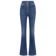 Stijlvolle jeans voor vrouwen Elisabetta Franchi , Blue , Dames