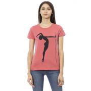 Casual T-shirt met korte mouwen Trussardi , Pink , Dames