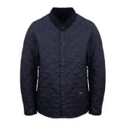 Diamantgestikte nylonjas Fw23 Barbour , Blue , Heren