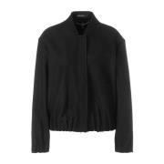 Elegante wollen blouson jack Marc Cain , Black , Dames