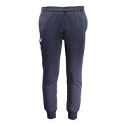 Blauwe Heren Sportieve Sweatpants met Elastische Taille K-Way , Blue ,...