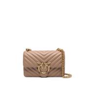 Shoulder Bags Pinko , Beige , Dames