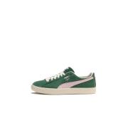 Clyde OG Leren Sneakers Puma , Green , Dames