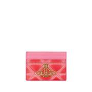 Flat Card Holder Vivienne Westwood , Pink , Dames